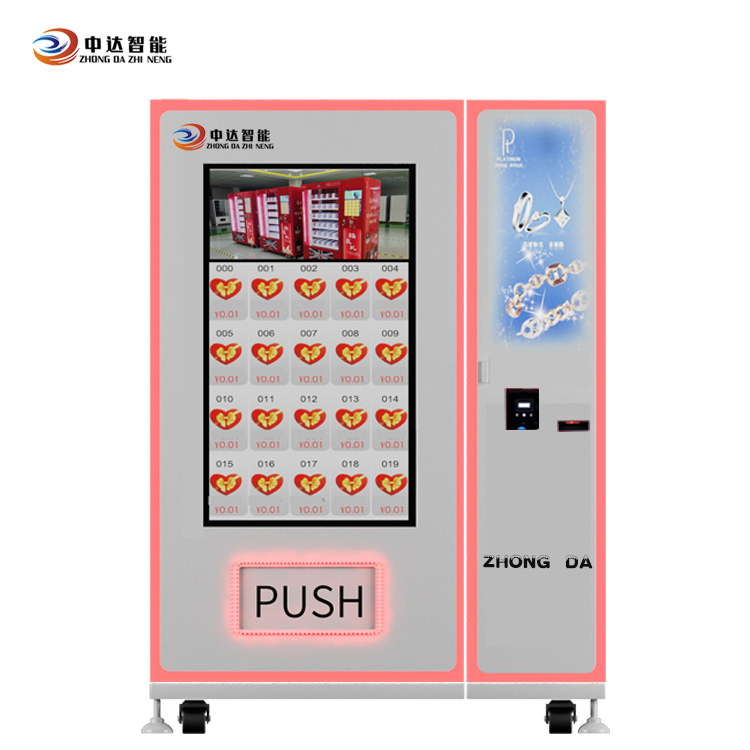 Attractive Design Large Touch Screen Cosmetics Jewelry Vending Machine