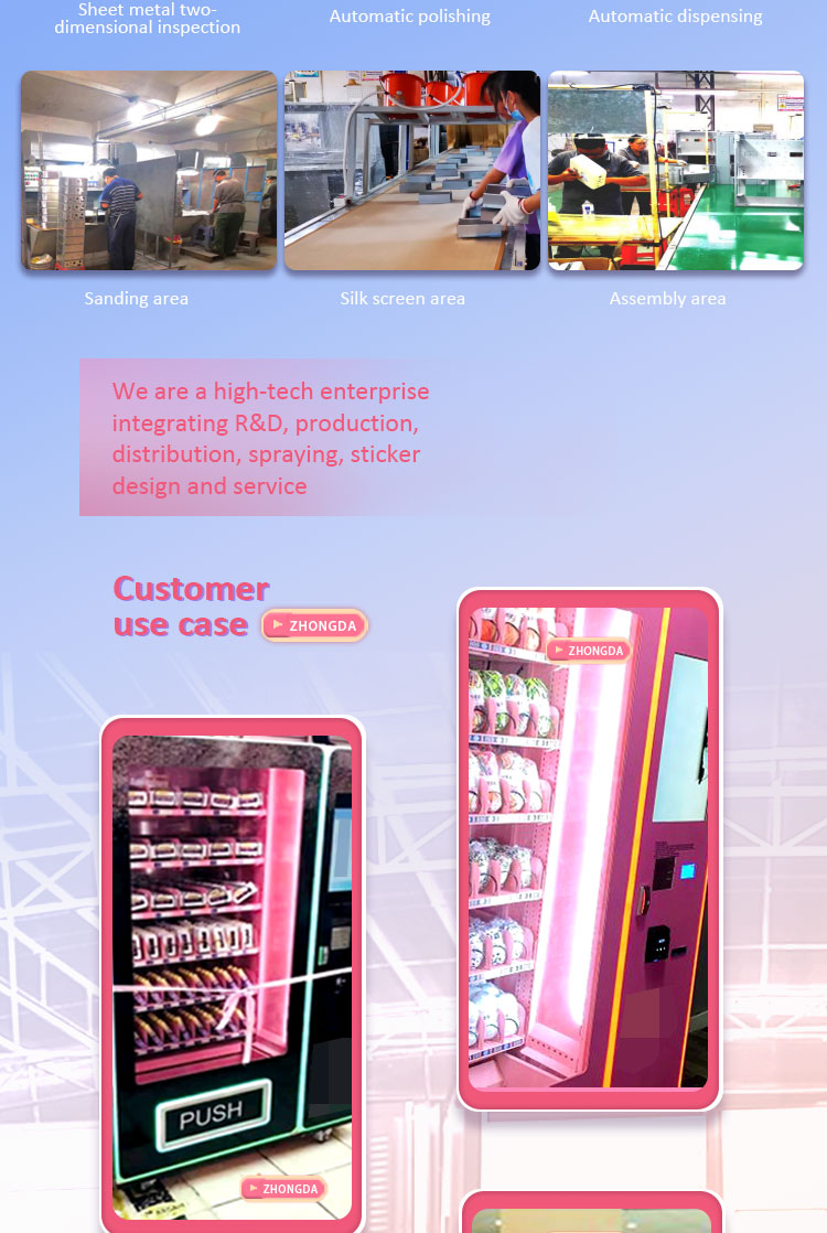 10.1 inch touch screen Countertop Vending Machines mini vending machine