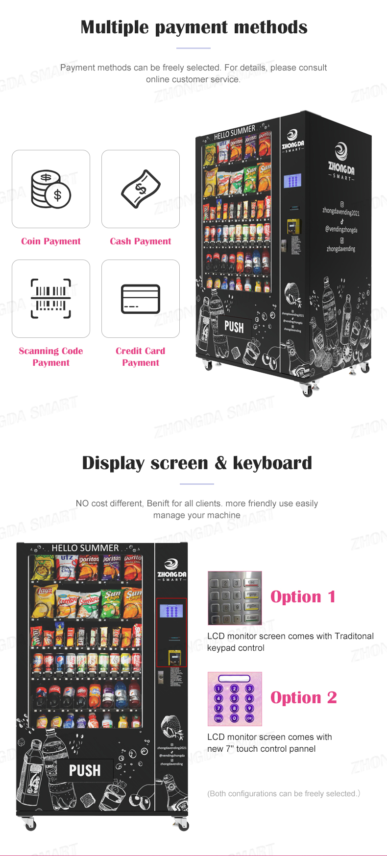 vending machine for foods and drinks Manufacturer
